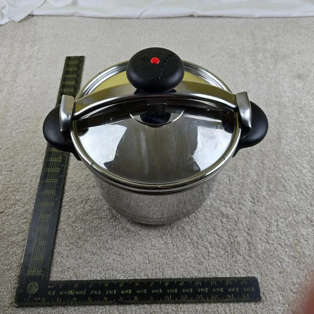 Magefesa 8L 8.45 Qt Pressure Cooker 18/10 Stainless Steel 01086 Great Condition